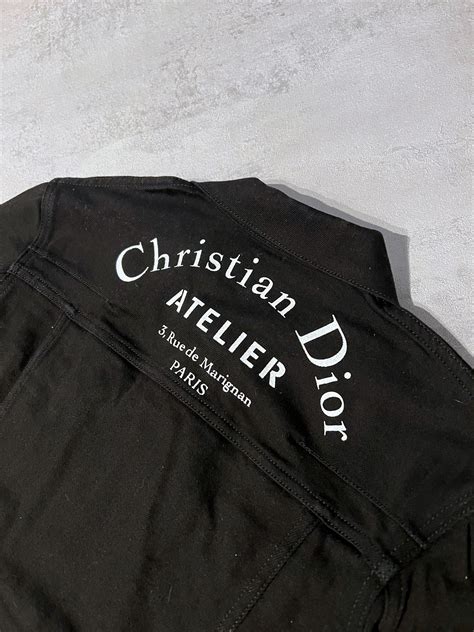 t shirt dior atelier|christian Dior atelier denim jacket.